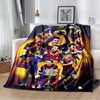 A large blanket featuring a collage of football players in various team jerseys and poses.