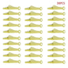 30 pieces of yellow mini hand sewing needle threader kits