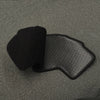 Black tactical poker card hook and loop embroidered patch shown on a dark surface.