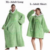 Ultra-Soft Plush Fleece Blanket Hoodie for Adults and Men