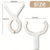 White heavy-duty plastic clothespins with rust-resistant springs shown in various sizes.