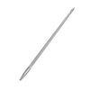 A silver leather sewing awl used for stitching.