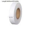 Roll of white heavy duty double-sided fabric repair tape with a brown core