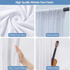 Burgundy Velvet-Look Polyester Backdrop Curtain