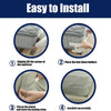 Instructions for easily installing invisible bed sheet fixing clips on a mattress.