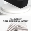 A black multifunctional butt lift pillow is shown in use for full support and three-dimensional support.