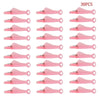 30 pieces of pink mini hand sewing needle threader kits shown in a grid layout