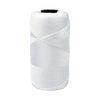 Spool of white 1.5mm cotton silk thread for knitting and crafting