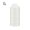 White spool of heavy duty nylon sewing thread, color code 799.