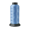 Roll of heavy duty 3-ply nylon sewing thread in light blue