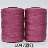 Spool of pink hand knitting and crochet cord for crafting