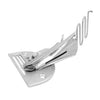 Silver adjustable curve edge bias binder tool for sewing machines