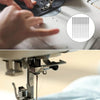A collection of high-strength sewing machine needles and various sewing machines are displayed.