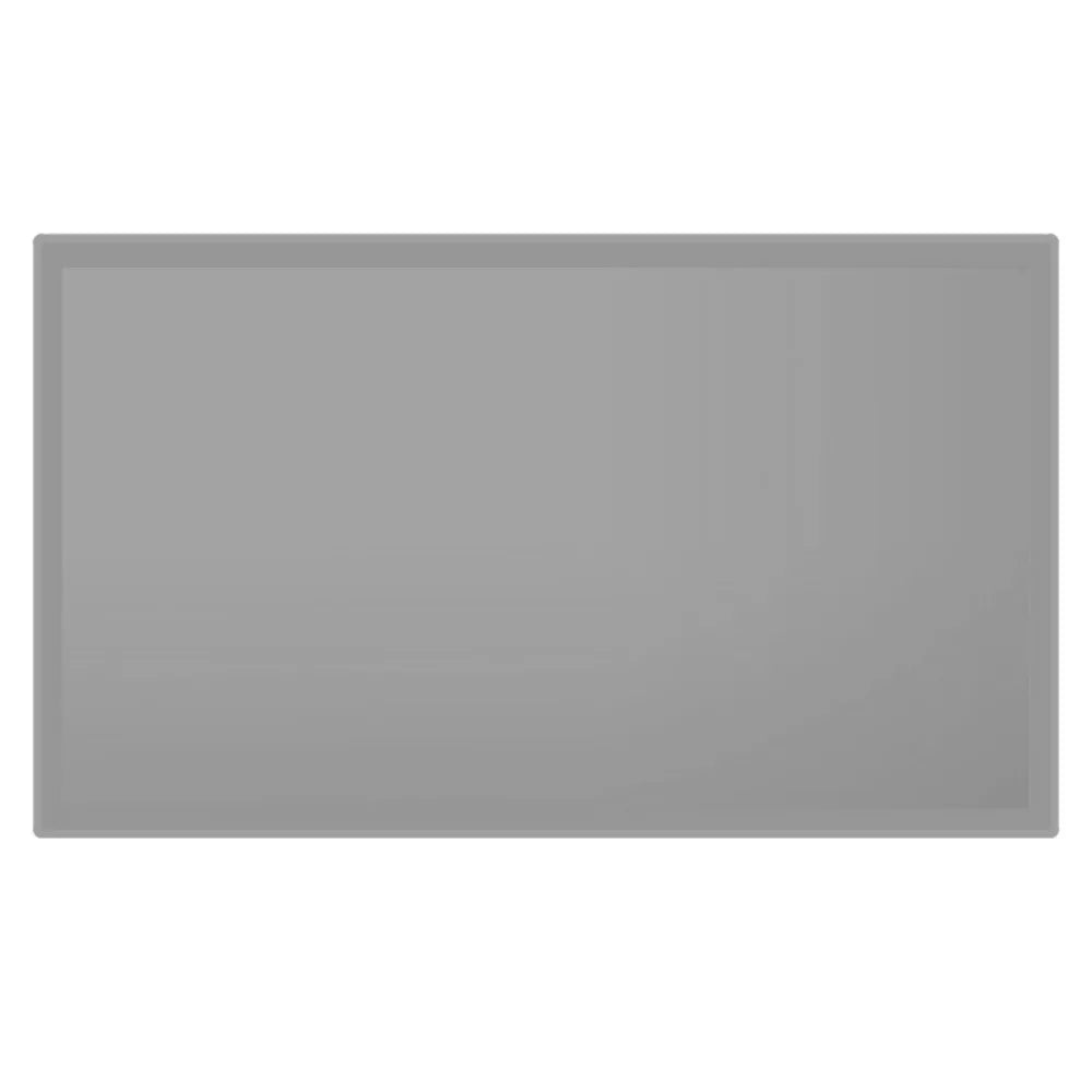 A rectangular silicone griddle mat cover in a solid gray color.