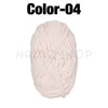 Pink Color-04 soft velvet chenille yarn skein for crafting