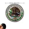 Embroidery patch featuring the bald eagle emblem of the United Mexican States.