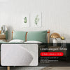 Linen-elegant white self-adhesive 3D thermal insulation wallpaper roll with linen texture