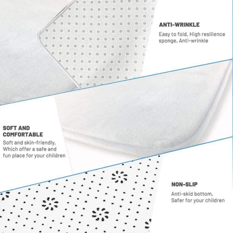 White anti-wrinkle, soft, and comfortable natural coconut fiber doormat for entrance decor