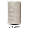 Spool of 1.5mm Ice Silk Crochet Yarn in camel color