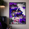 Anime R-ReZERO Subaru Rem wall decor featuring a dramatic illustration of the character