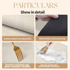 Close-up shots showing the non-slip features, durability, and ease of cleaning for a kitchen drain mat.