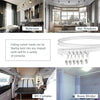 Flexible bendable curtain track used for ceiling or wall mounting in various scenarios.