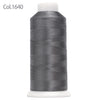 Spool of gray embroidery thread labeled Col.1640