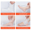 Disposable Transparent Foot Mask Covers for Pedicures & Spa Treatments