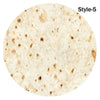 A round, light-colored food item labeled Style-5