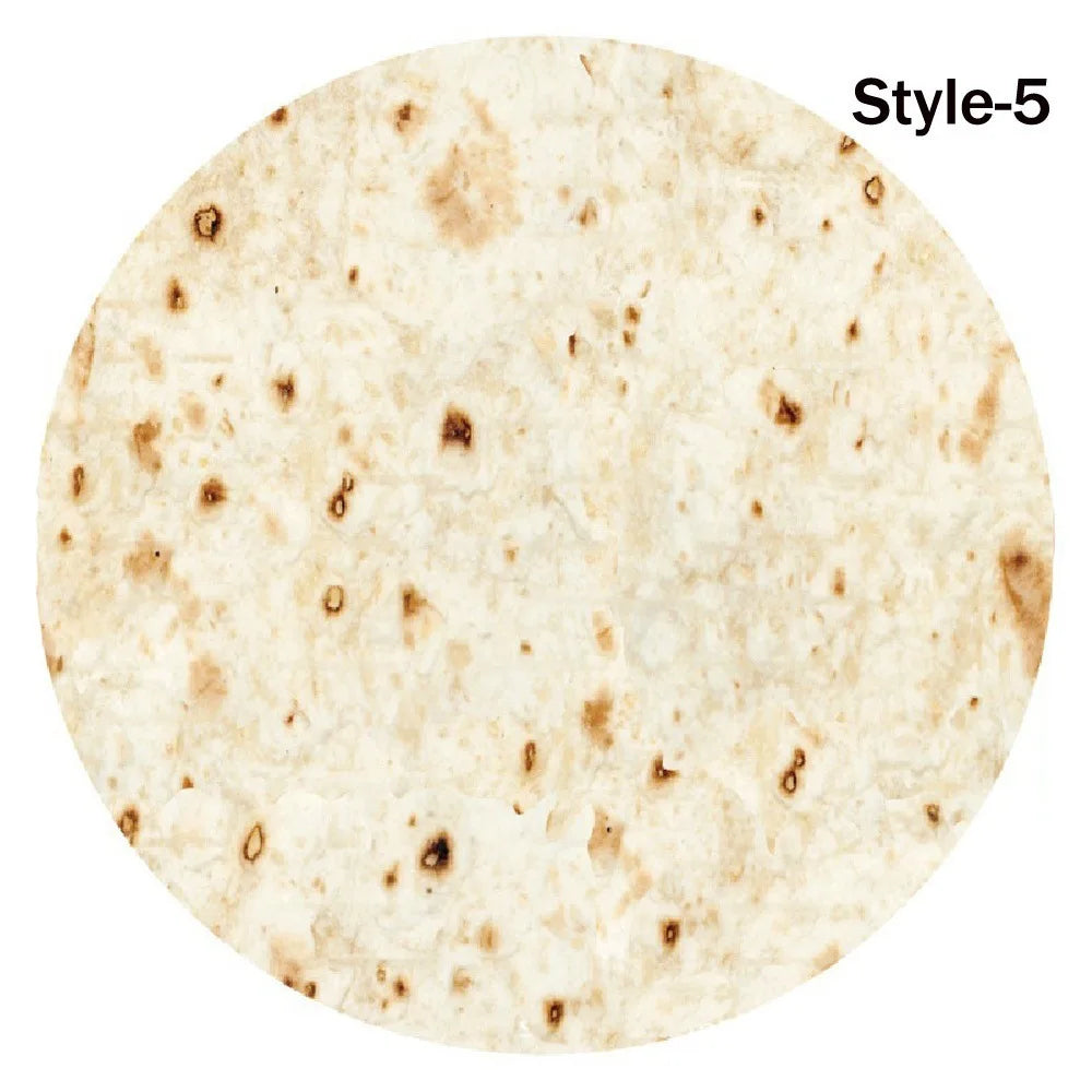 A round, light-colored food item labeled Style-5