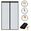 Automatic mosquito net curtain for doors and windows with features like heavy duty mesh, pet friendly, and fresh air.