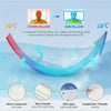 Comparison of a Cozyplayer Cooling Pillow reducing body heat and skin temperature from 30°C to 25°C