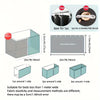 Blackout dustproof bed curtain for bunks and single beds shown with dimensional diagrams and usage examples