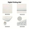 Digital printing mat showing various designs including short hair, thick design, precision edging, and non-slip patterns