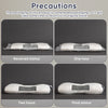 Diagram showing the process of a compressed packaging product returning to its original state over one and two hours.