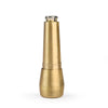 A brass leather sewing awl and stitching kit with a metallic cap.