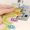 Colorful U-Shaped Sewing Clips for Fabric Edging and Crafts