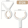 White heavy-duty plastic clothespins with rust-resistant springs shown in various sizes.