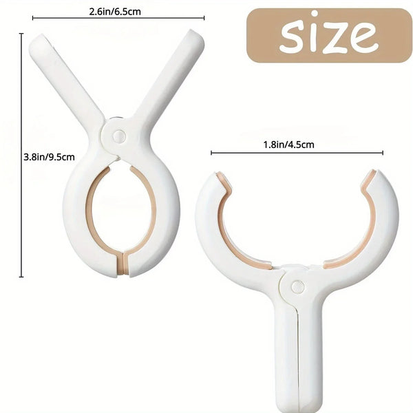 Heavy-Duty Plastic Clothespins with Rust-Resistant Springs