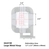 SA431M Large Metal Hoop, a white embroidery hoop with dimensions 1.5 x 2.5 inches.