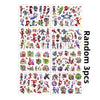 A grid of colorful temporary tattoos featuring characters from Spidey and His Amazing Friends