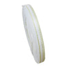 Roll of 6mm gold-edged satin ribbon for gift wrapping and crafts