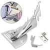 Silver adjustable curve edge bias binder tool for sewing machines