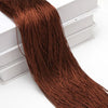 A long, reddish-brown thread curtain tie-back for doors and windows is displayed on a white box.