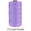 A spool of 1.5mm Light Purple ice silk crochet yarn for crafting and thread.
