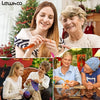 Three generations of women enjoying crafting with an ergonomic felt crochet hook set.