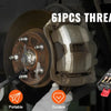 A set of 61 pieces thread chaser tools for easily handling various tasks on machinery.