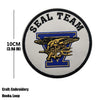 Embroidered patch for a Seal Team featuring a blue '2' design and an eagle motif.