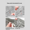 Instructions showing how to use a spring drawstring threader tool on clothing.
