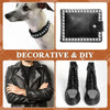 Square Pyramid Metal Studs for DIY Leathercraft and Punk Fashion